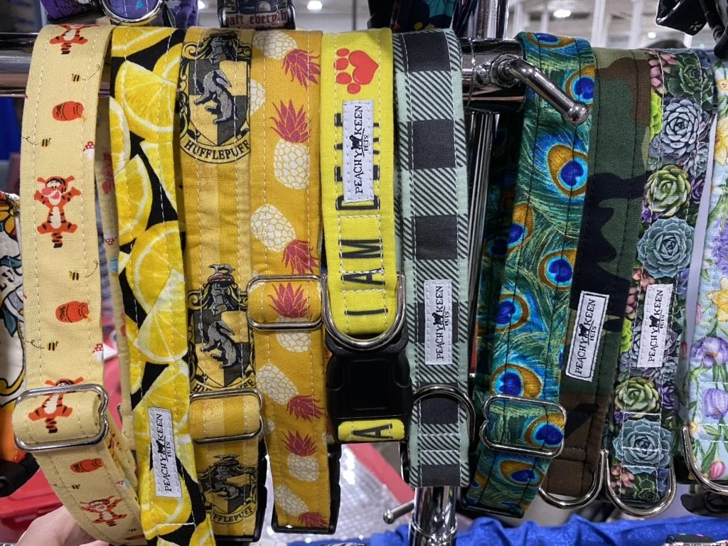 L Dog clip collar 1"  *READY TO SHIP*