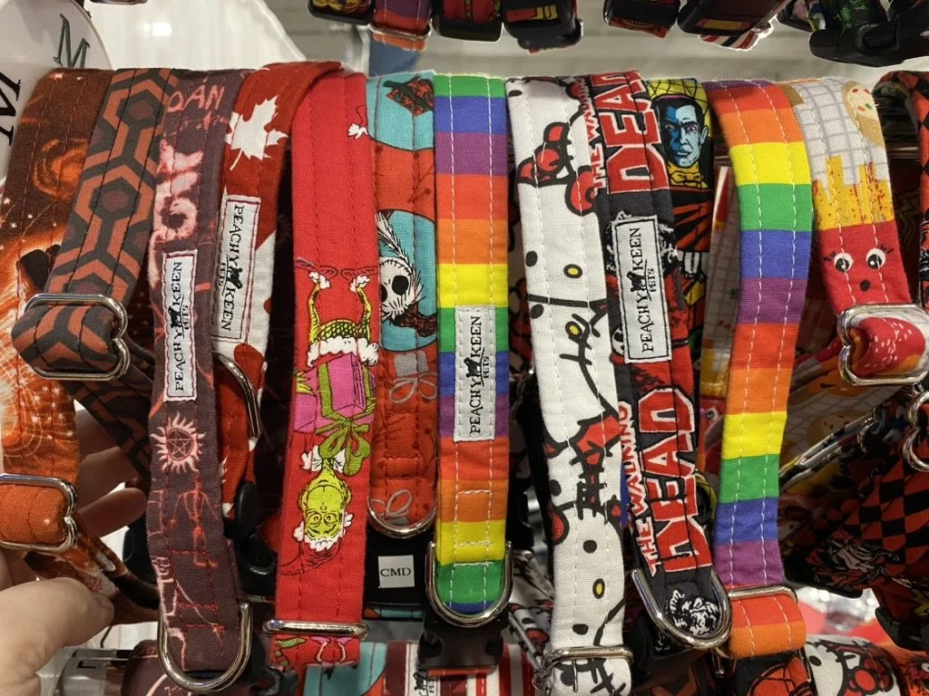 M Dog clip collar 3/4"  *READY TO SHIP*