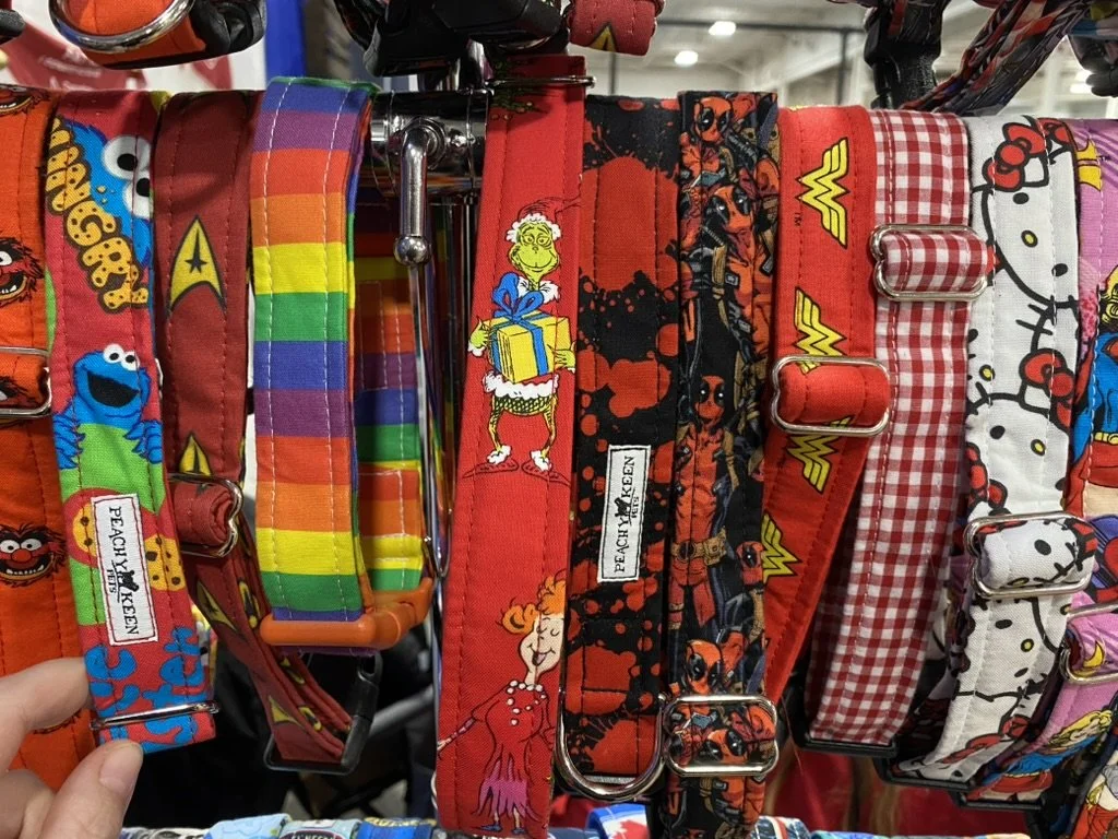 L Dog clip collar 1"  *READY TO SHIP*