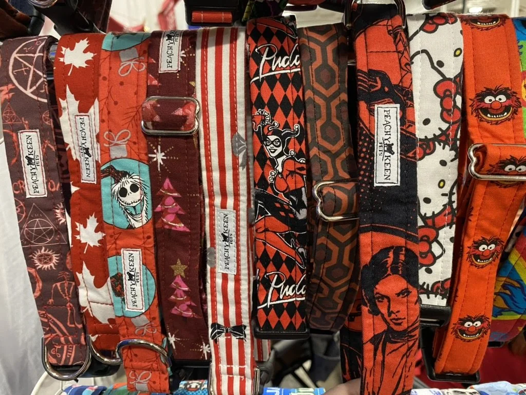 L Dog clip collar 1"  *READY TO SHIP*