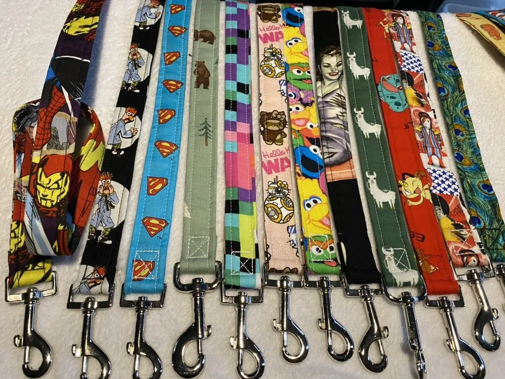 5ft Leash 1" wide *READY TO SHIP*