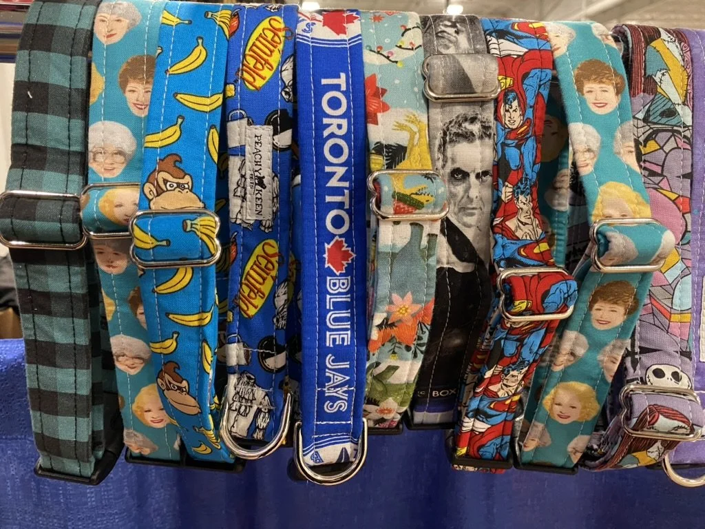 L Dog clip collar 1"  *READY TO SHIP*