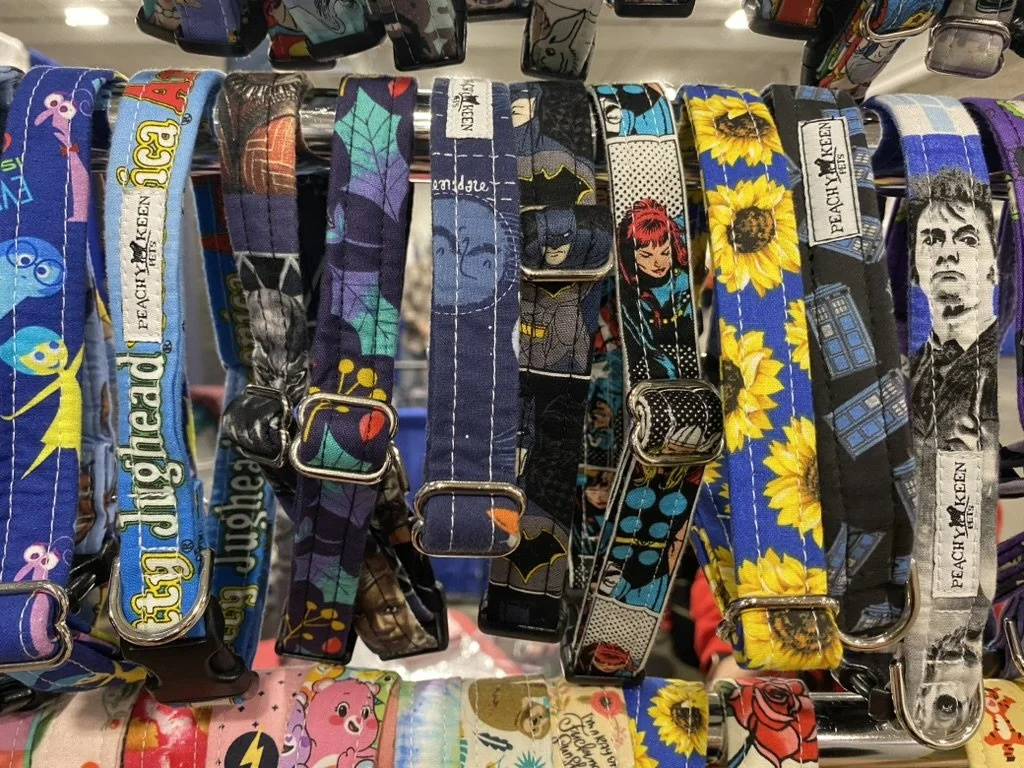 M Dog clip collar 3/4"  *READY TO SHIP*