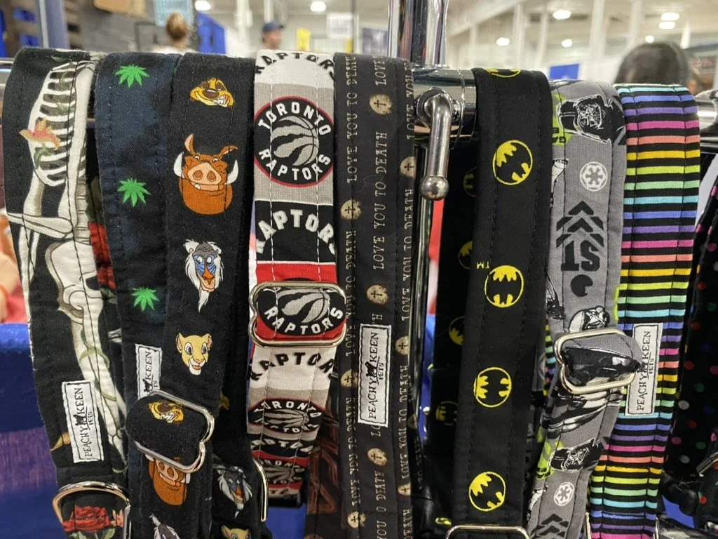 L Dog clip collar 1"  *READY TO SHIP*