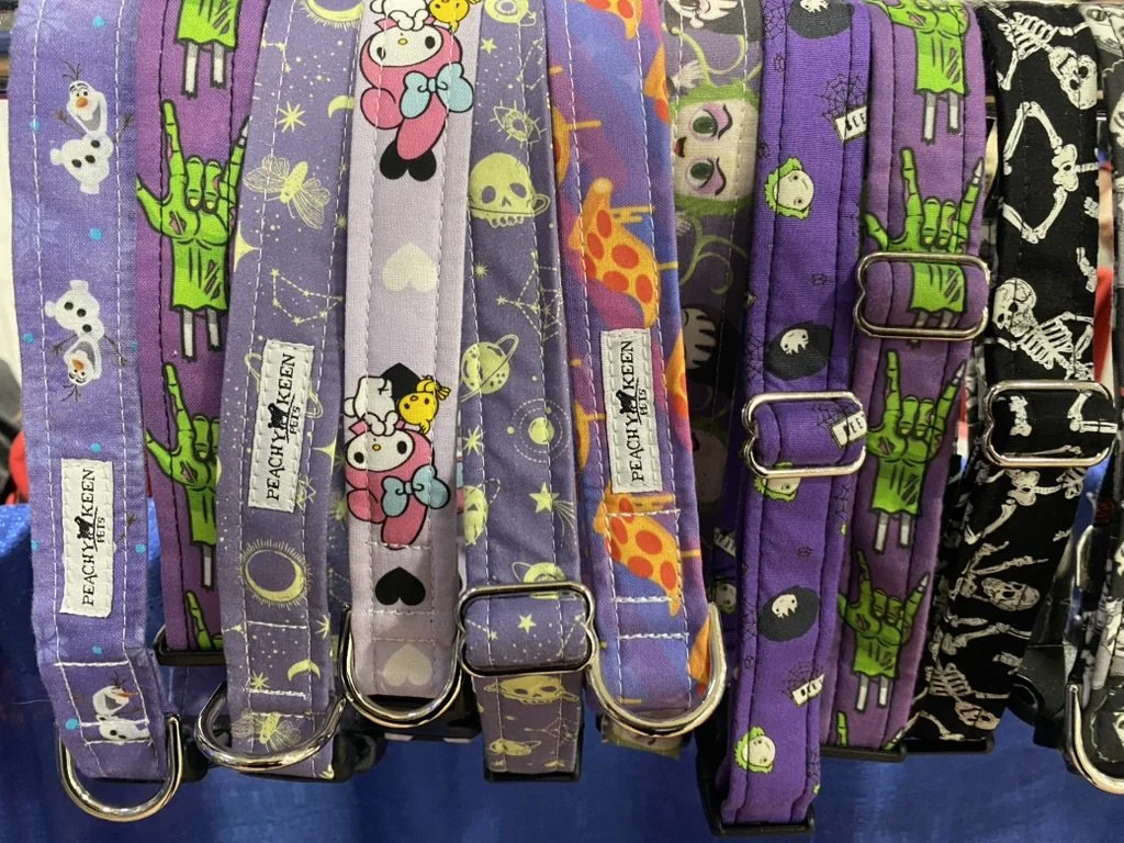 L Dog clip collar 1"  *READY TO SHIP*