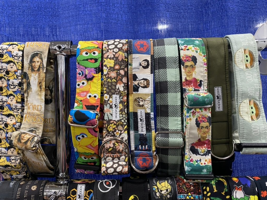 L Dog clip collar 1.5"  *READY TO SHIP*