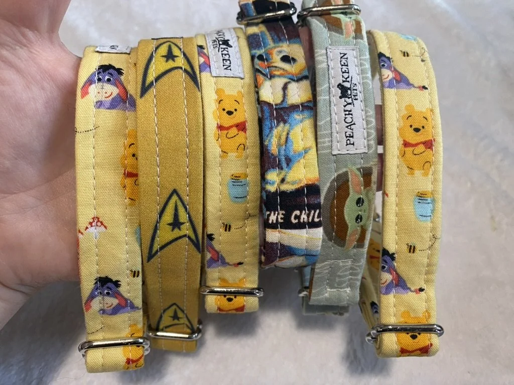 M 3/4" fabric martingale  *READY TO SHIP*