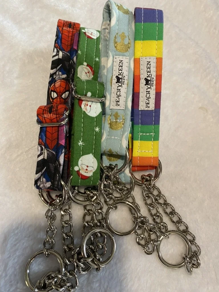 M 3/4" chain martingale  *READY TO SHIP*