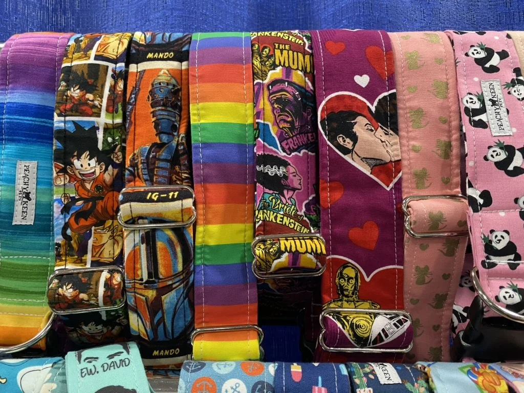 L Dog clip collar 1.5"  *READY TO SHIP*