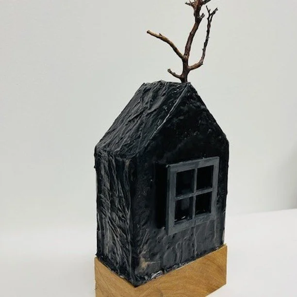 This piece is part of the my series of "home" and I invite you to participate in a class I'll have soon. See below:

Tucson, AZ is stunning in October. I invite you to join me on October 23rd for a fun and inspiring mixed media sculpture cl