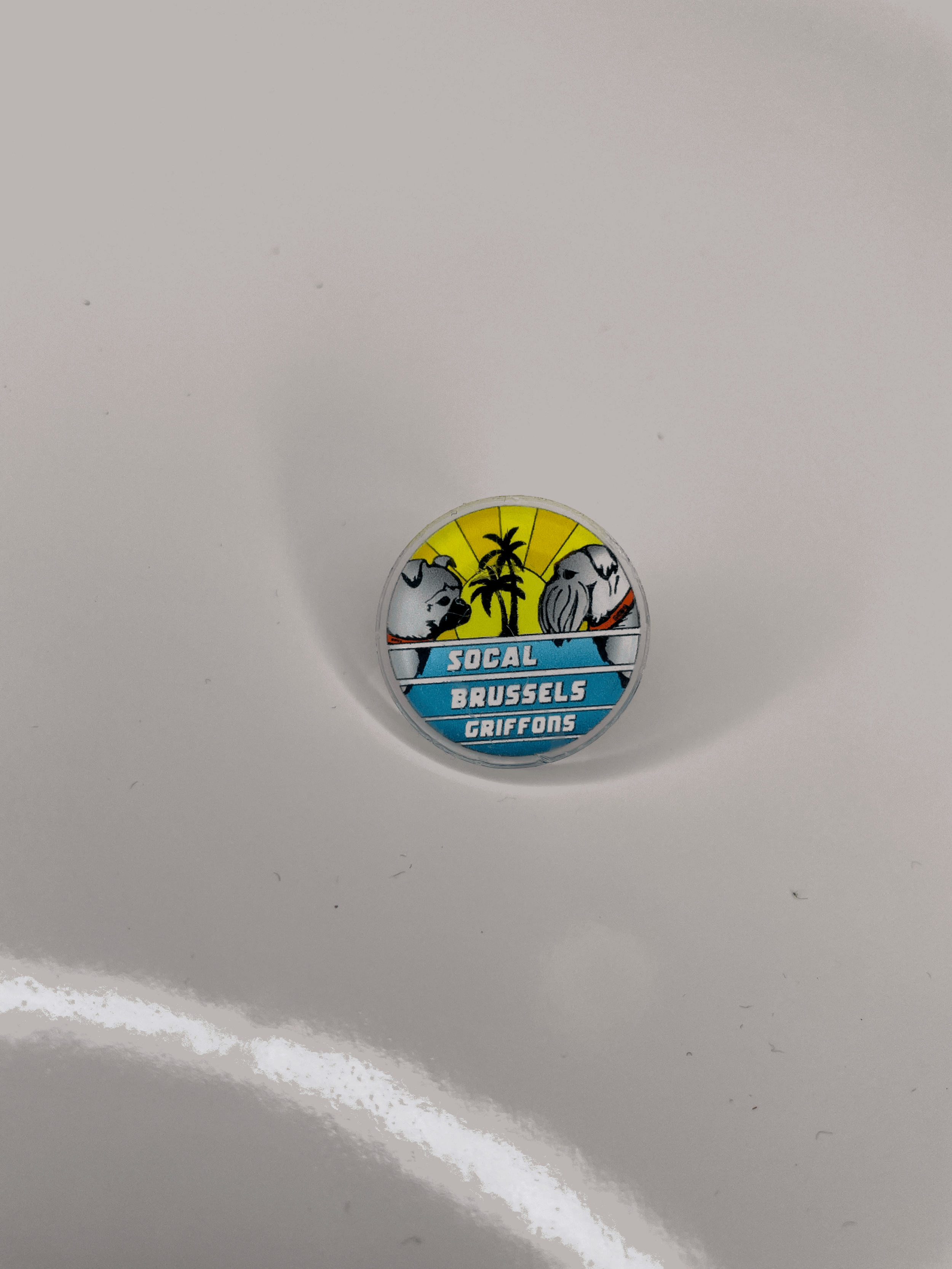 SoCal BRUSSELS GRIFFONS ACRYLIC PIN / PRE-SALE