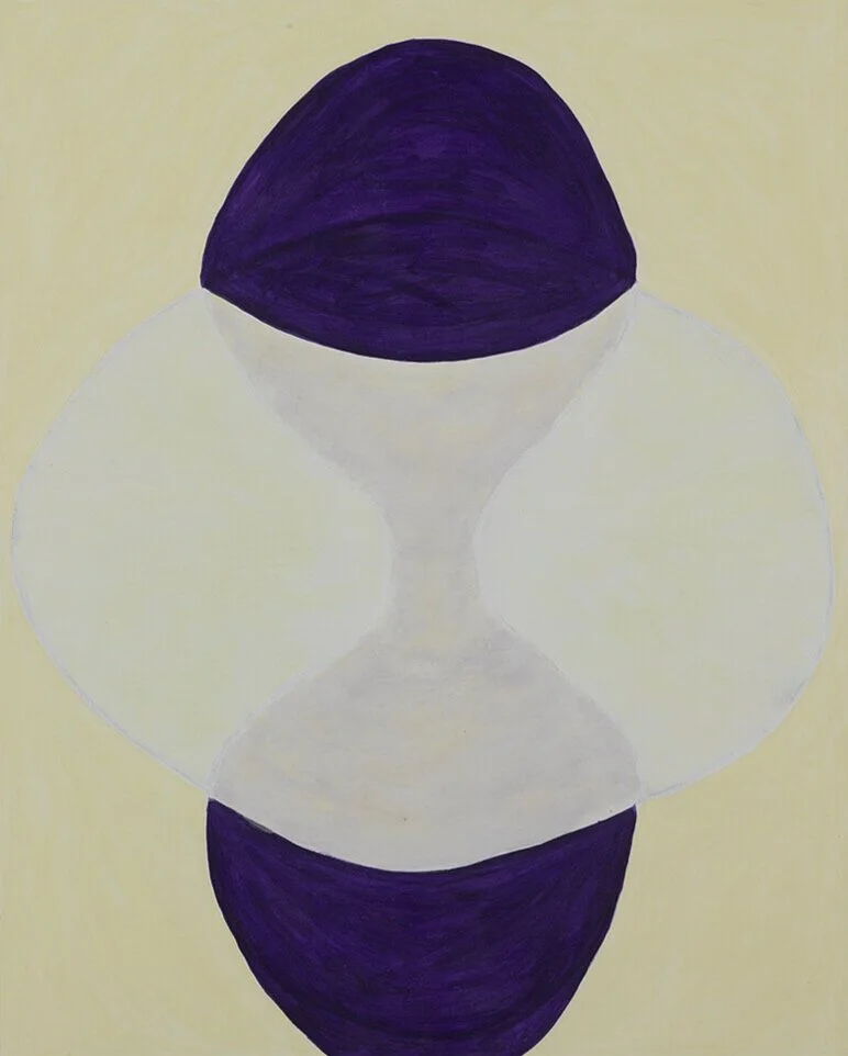 UNTITLED Day View, 2012 Acrylic and phosphorescence on linen 60 x 48 in