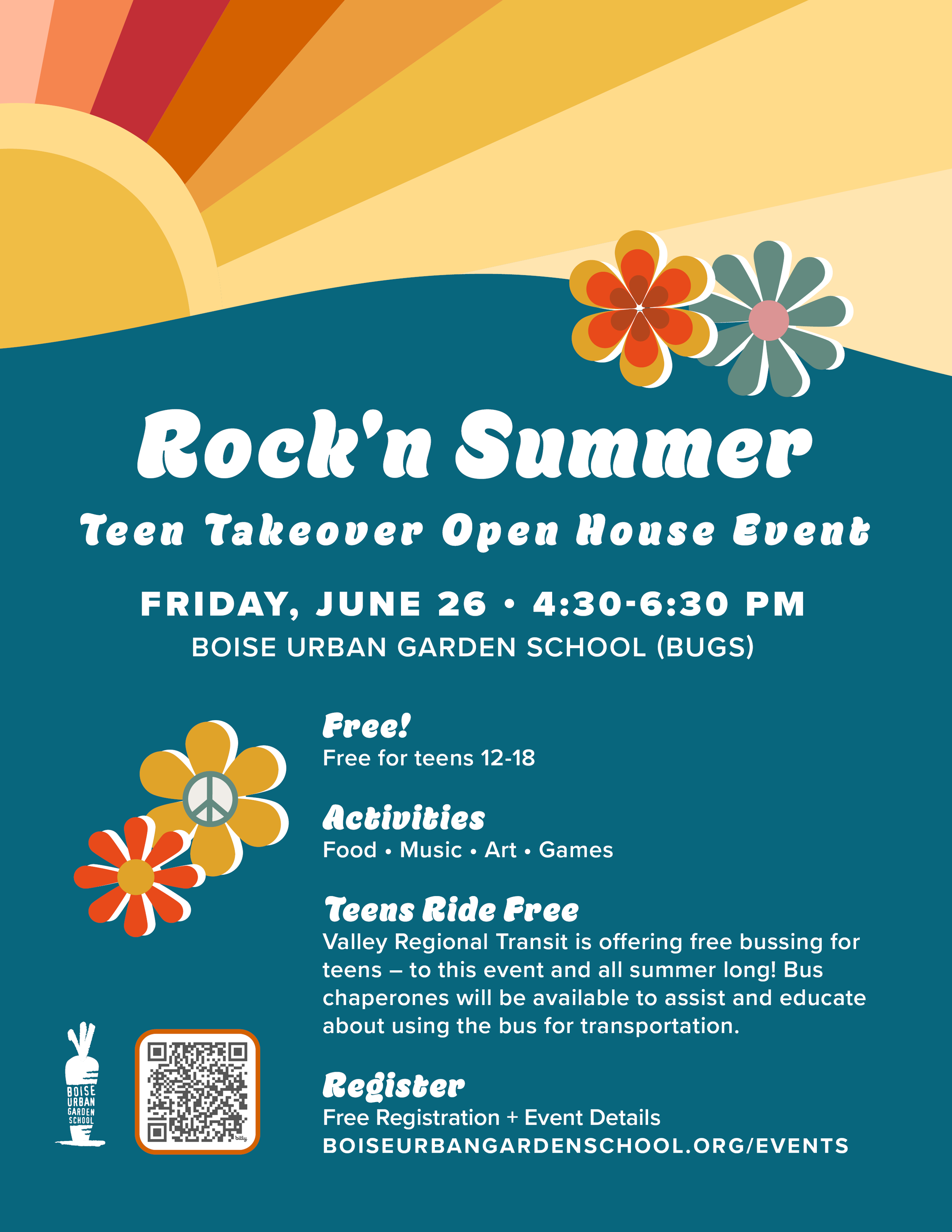 Rocking Summer Teen Takeover Open House Event