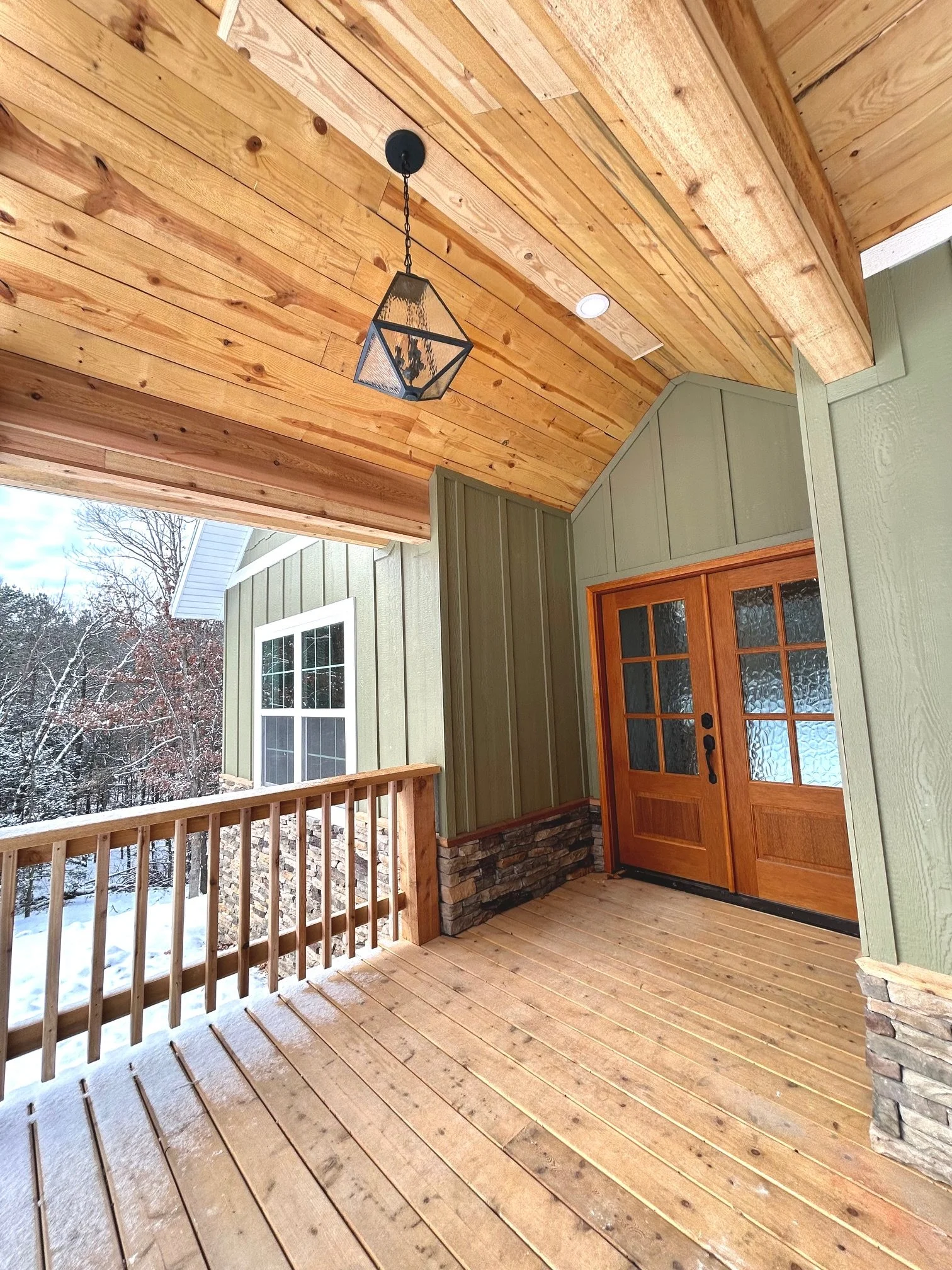 Custom Home Build: Front Porch