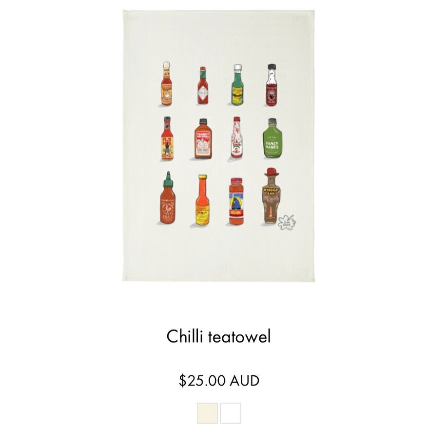 I&rsquo;ve updated my shop! New chilli merch available now. Tea towels, totes and new styles of tees. 🌶️😎 link in bio👆