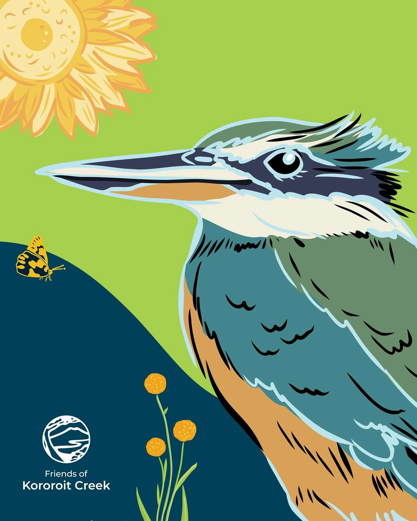 🌿✨ Sneak peek! I&rsquo;ve been working on something special for Friends of Kororoit Creek&mdash;bringing nature to life through illustration. Stay tuned! 🌼💚 #KororoitCreek #Illustration #SneakPreview