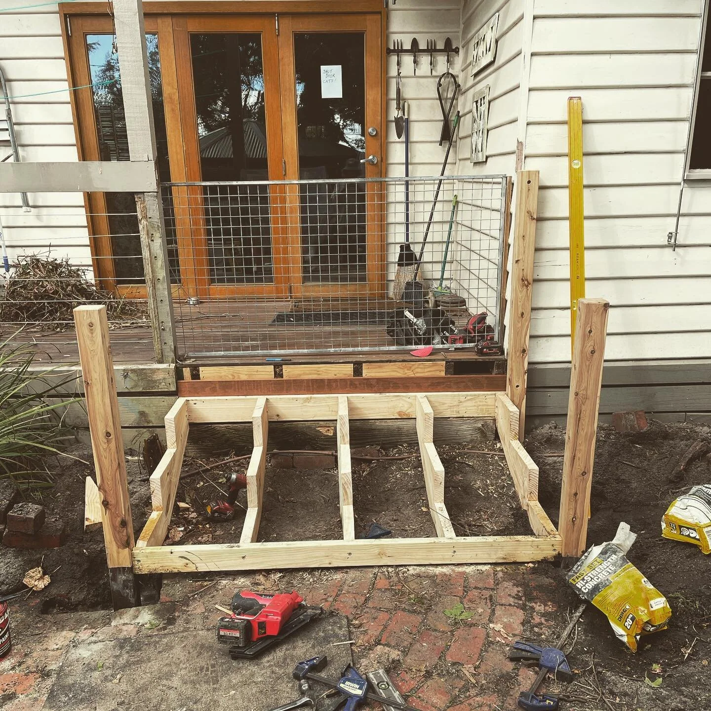 Little set of stairs completed today in Ormond