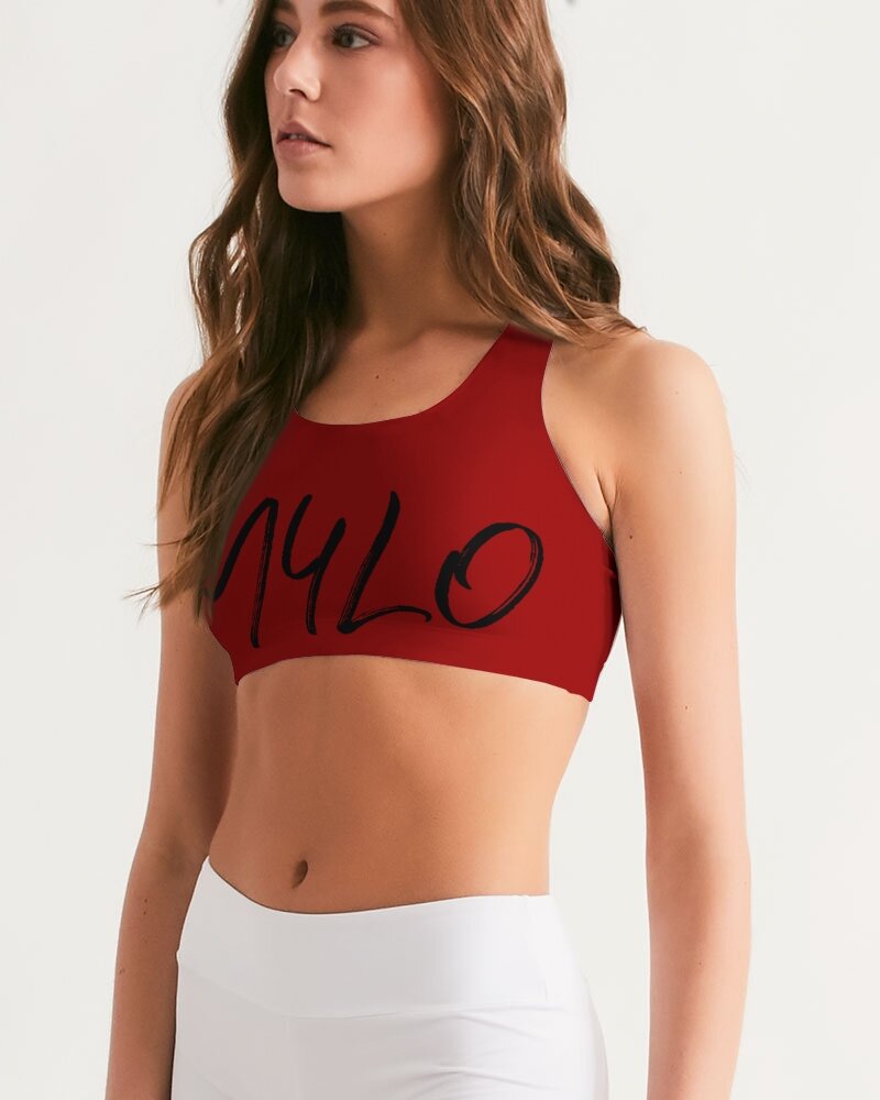 Mylo Red Women's Seamless Sports Bra — Mylo Wear
