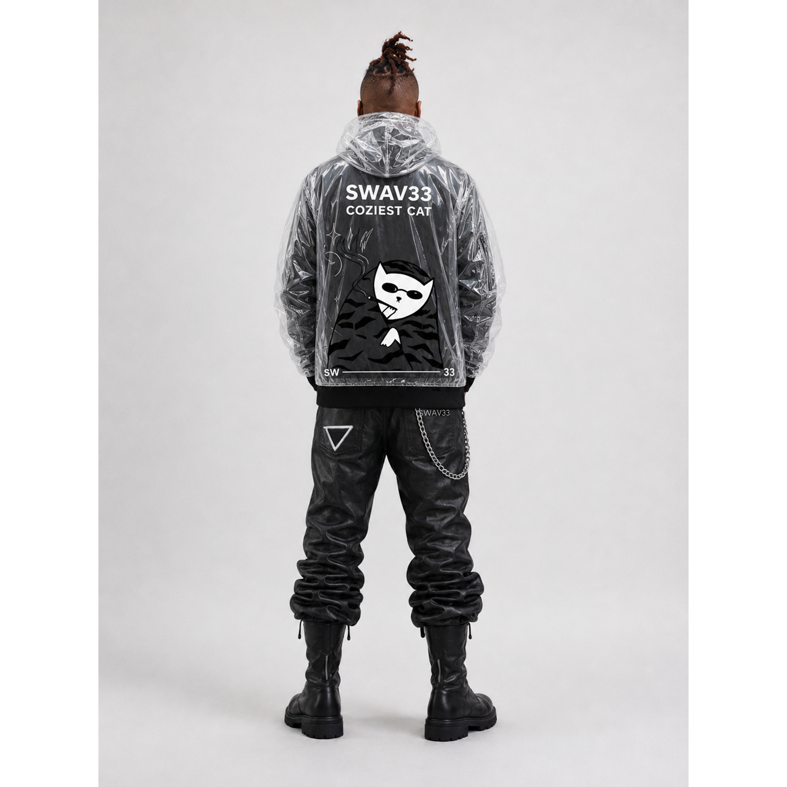 Coziest Cat Rain Shell  Bomber Jacket MB.png