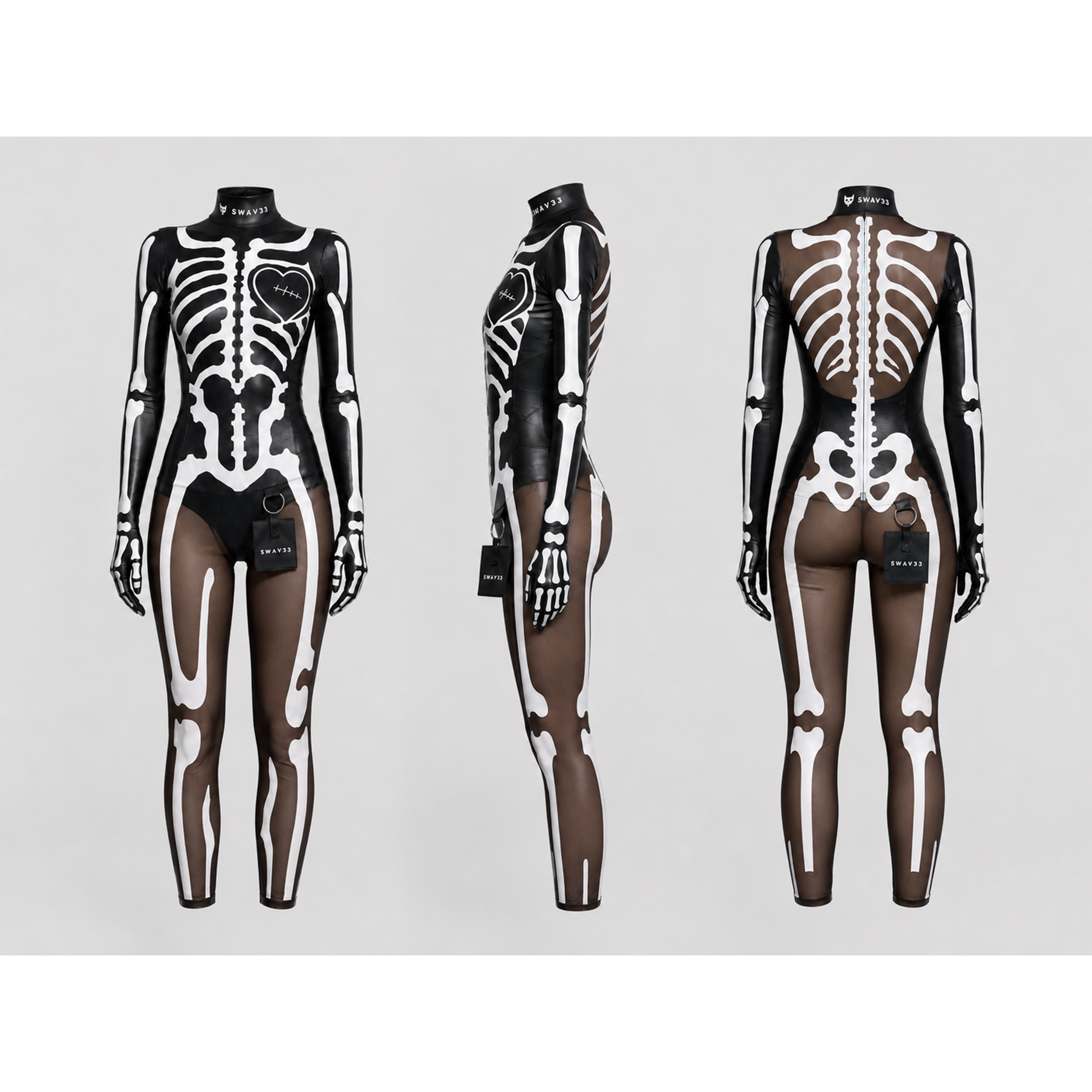 Ghost Heart Skeleton Bodysuit .png