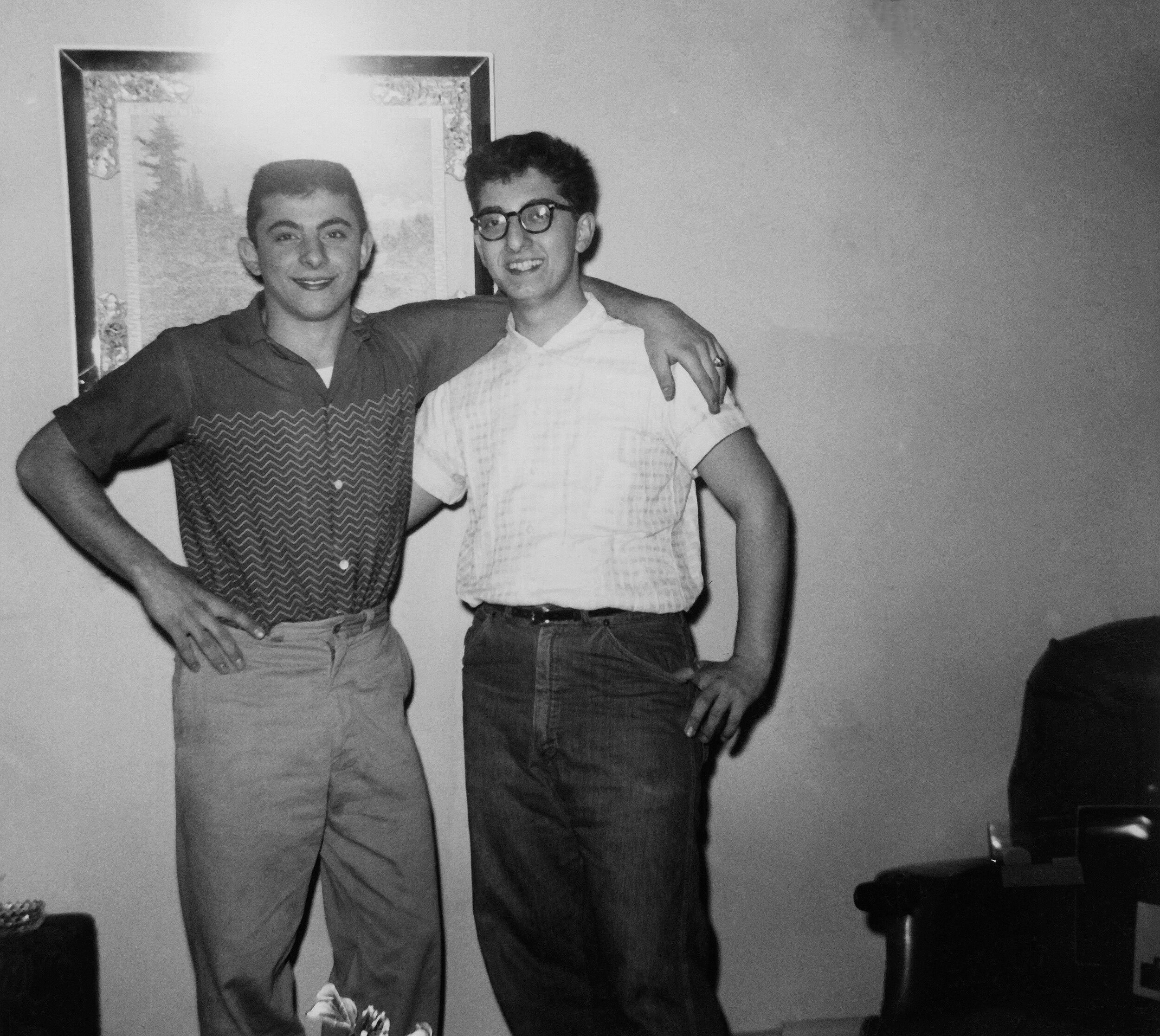  Joe and Marco, 1956, a couple of years after the "rat" incident 