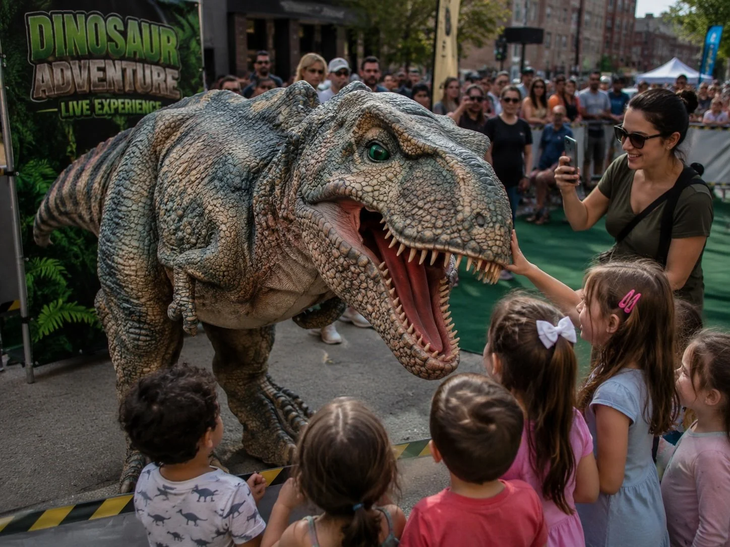 realistic dinosaurs fairs festivals camps shows