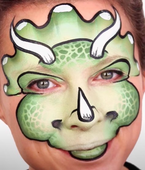Ashlea Henson's Dinosuar Face Painting