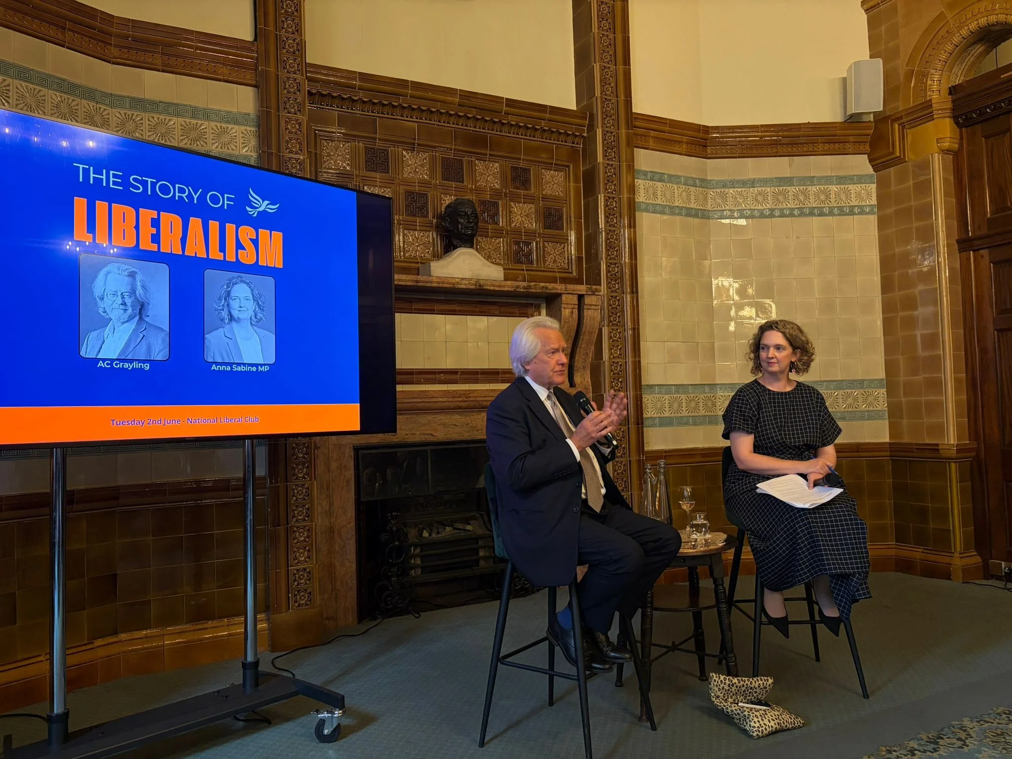 AC Grayling and Anna Sabine