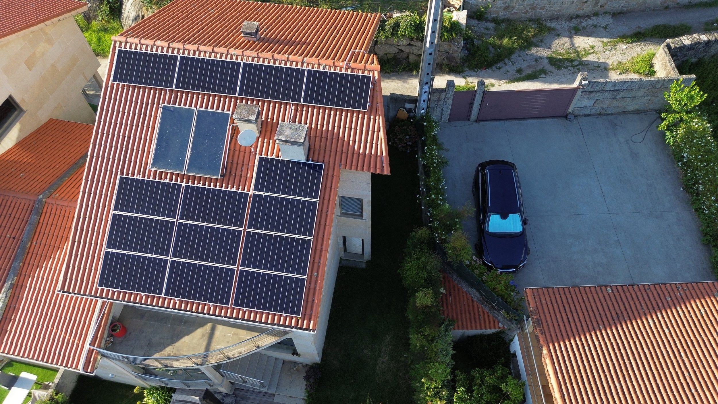 A enerxía solar volve a bater marca en España.