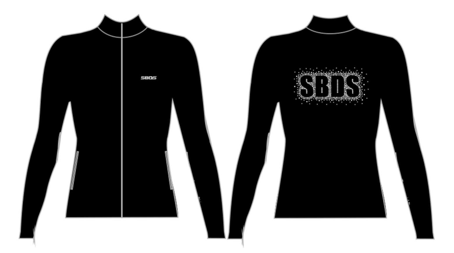 Competitive Students - Black Sparkle Jacket