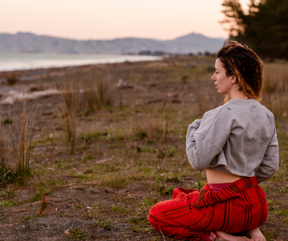 Monique Carmela facilitating an embodied nervous system retreat focused on somatic healing and self-connection