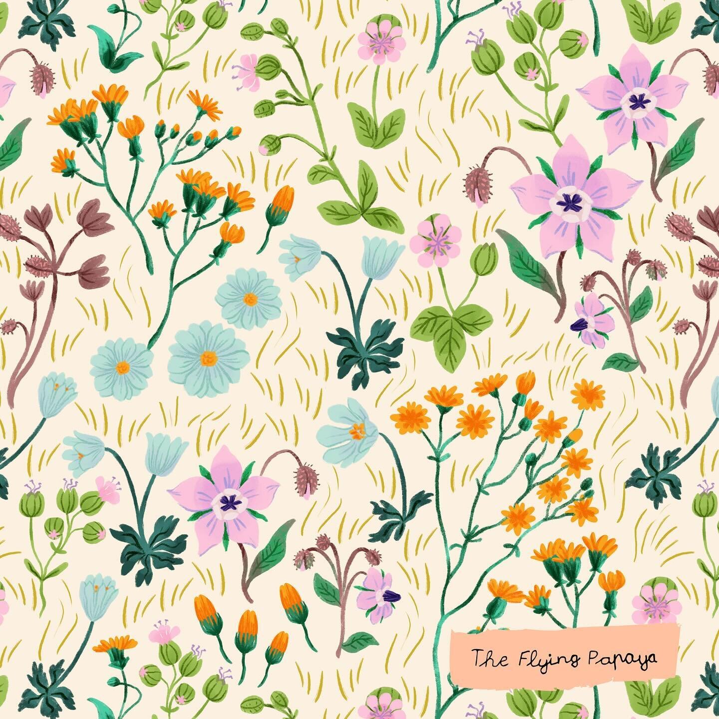 Wildflower whispers : Sunrise and midnight blossoms🌸🌷🌼

I wanted to join #3x3designchallenge hosted by @sketchdesignrepeat and the prompt 2 is about &ldquo; local flora&rdquo; 

I stepped out of my house and found these wild flowers, I decided to 