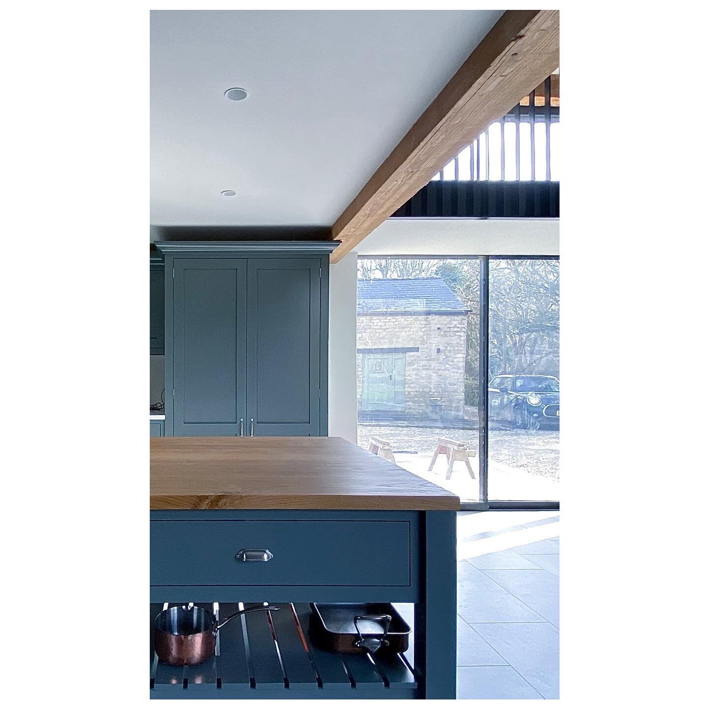 The Watermill kitchen on a sunny winter&rsquo;s day..
.
.
.
.
#bespokekitchen #interiordesign #cotswolds #countryliving