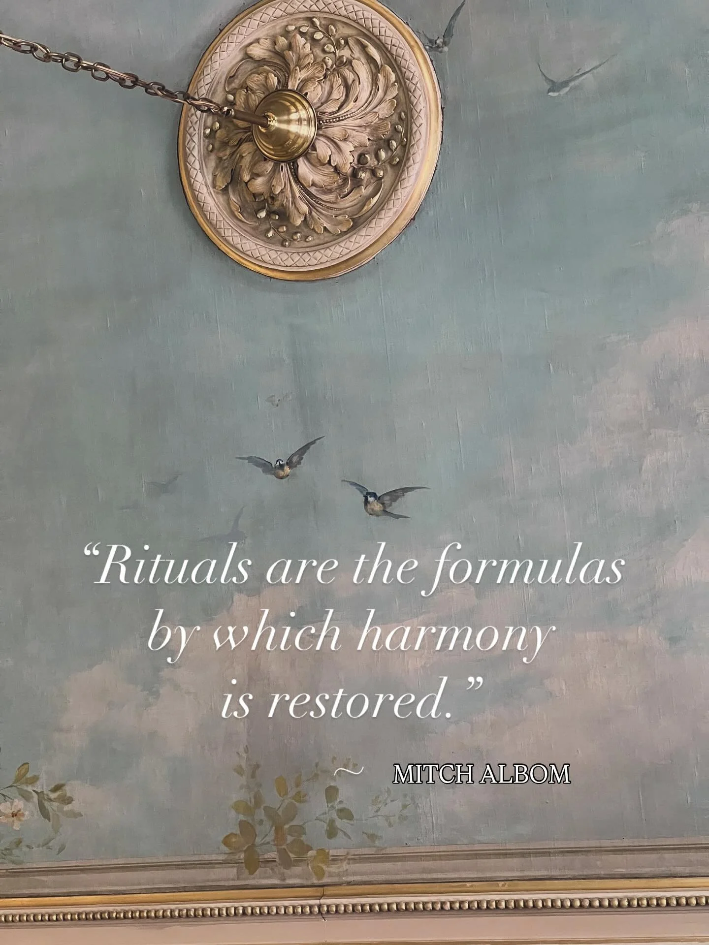 Every single time, I experience the power, the blessing and the gift of ritual over and over again. 
The restoration of harmony is tangible when practicing ritual. 
Both when I receive ritual myself as when I am creating rituals for others, I am able