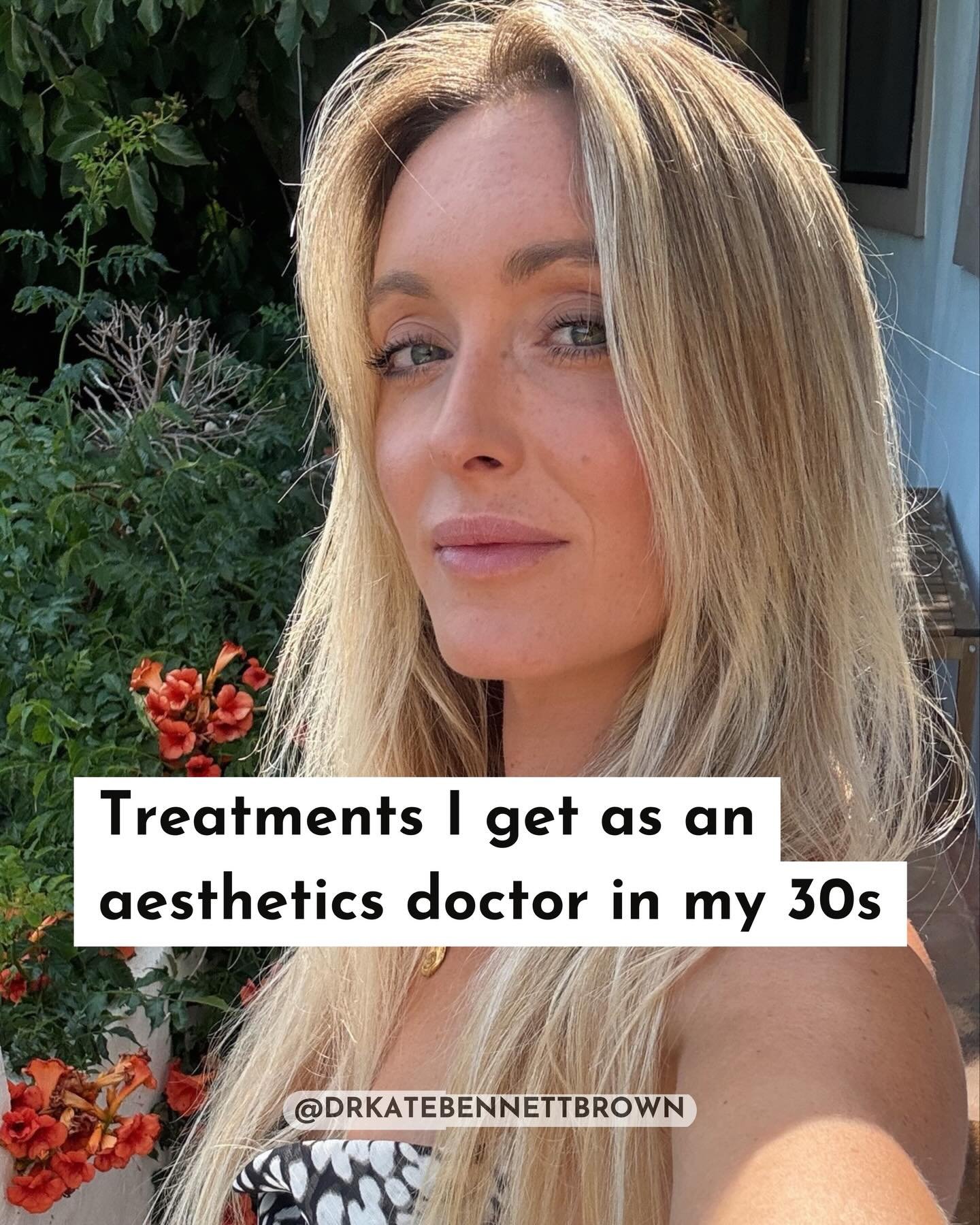 Treatments I get as an aesthetics doctor in my 30&rsquo;s 🤍