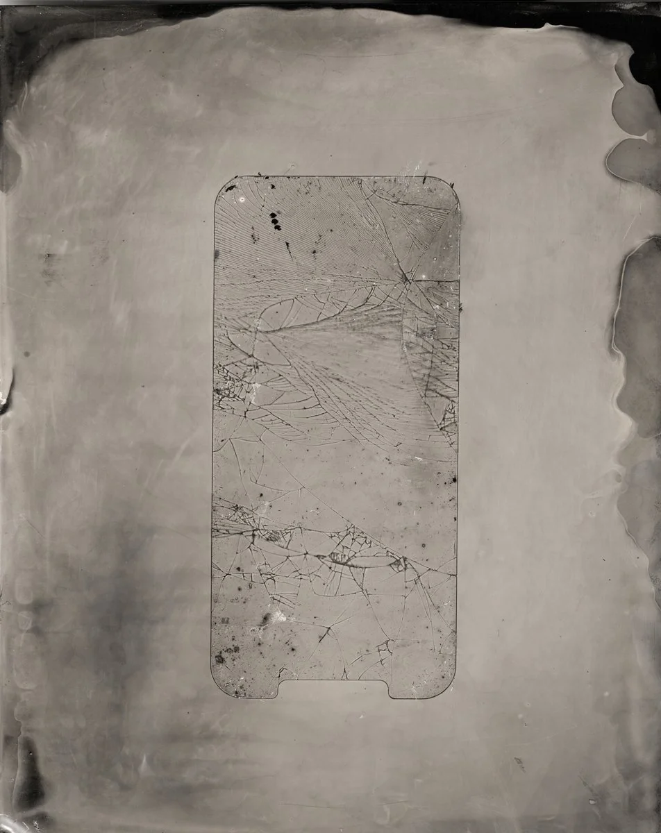 Retro Futurist Cell Phones - Tintypes / Wet PLate