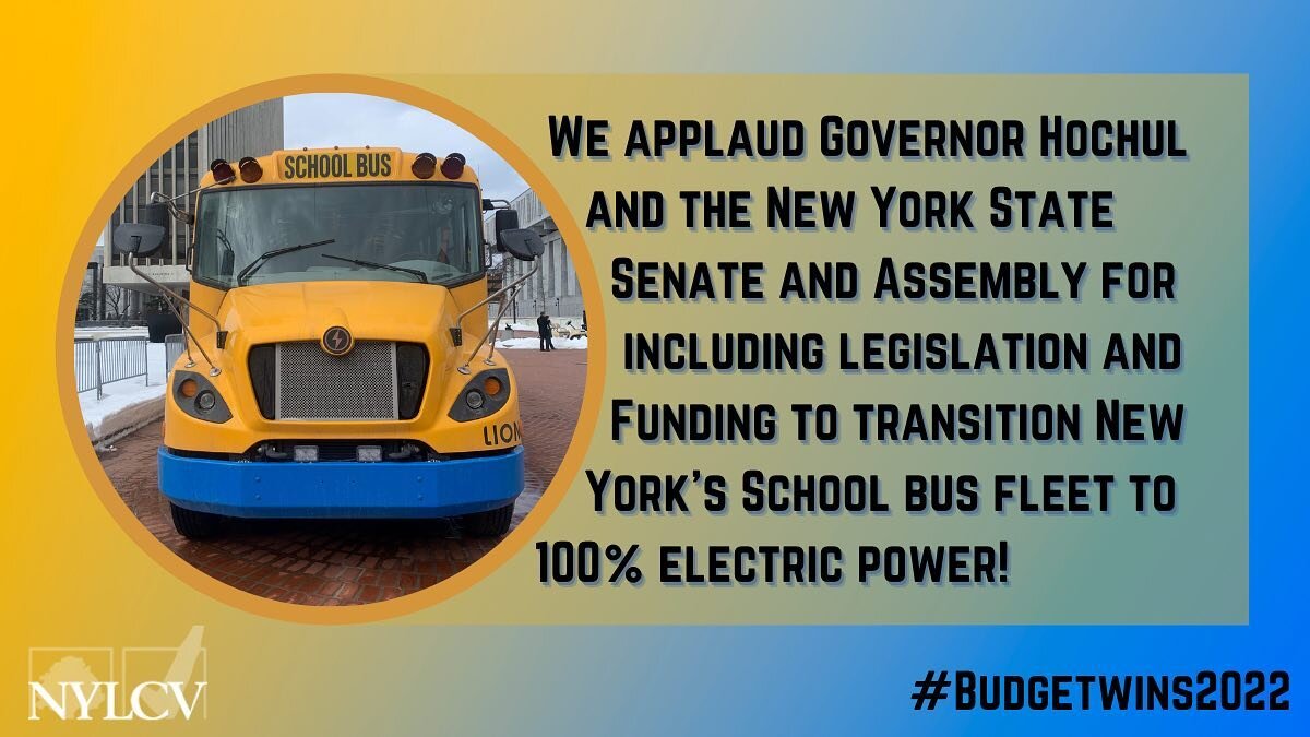 We are thrilled that our elected officials took action on electric school buses guaranteeing cleaner air and a healthier planet for our kids and school bus workers! Time to get these buses on the road⚡️