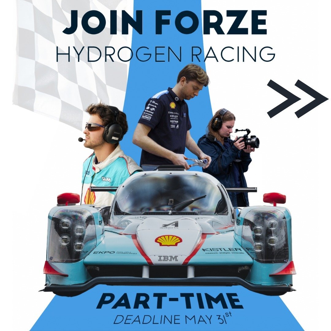 JOIN FORZE PART-TIME!

Join the team starting in September and race the Forze IX for the first time: our most ambitious car yet!🏎

Contribute to the future of sustainability and help design, build, and race the fastest hydrogen car in the world!🌍

