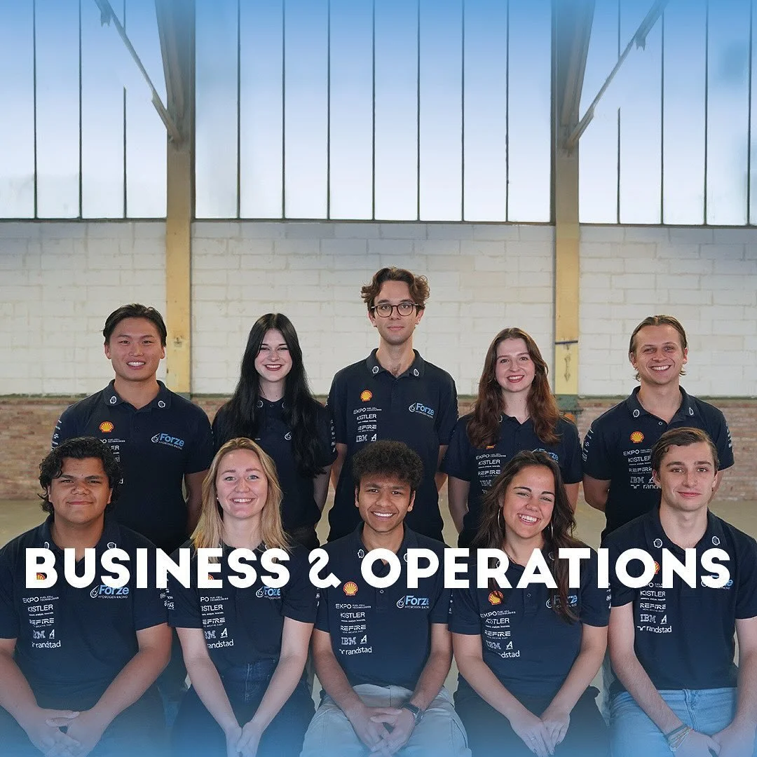 Meet the Business &amp; Operations department of Team XIX!

The Business &amp; Operations team ensures Forze&rsquo;s vision reaches the world, while building partnerships that keep us moving forward.

We build and maintain strong relationships with o
