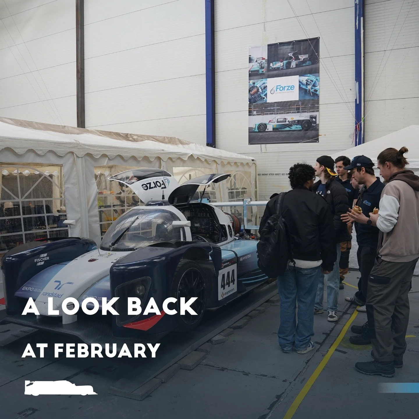 A look back at February!

This month we were very busy with recruiting, but we also made time to install the driveshaft and learn more about hydrogen.💧

Next to this we had a picture day where we made our team picture! 📸

Lastly we had the pleasure