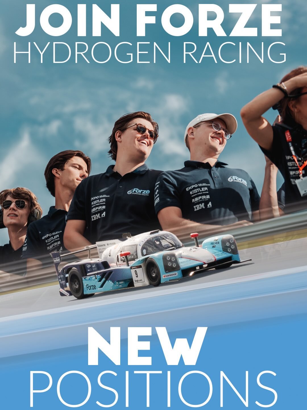 NEW POSITIONS NOW OPEN
Are you passionate about innovation, sustainability, and motorsport?
Do you want to gain hands on experience working on a hydrogen powered race car while being part of a driven, talented student team?
Forze Hydrogen Racing is l