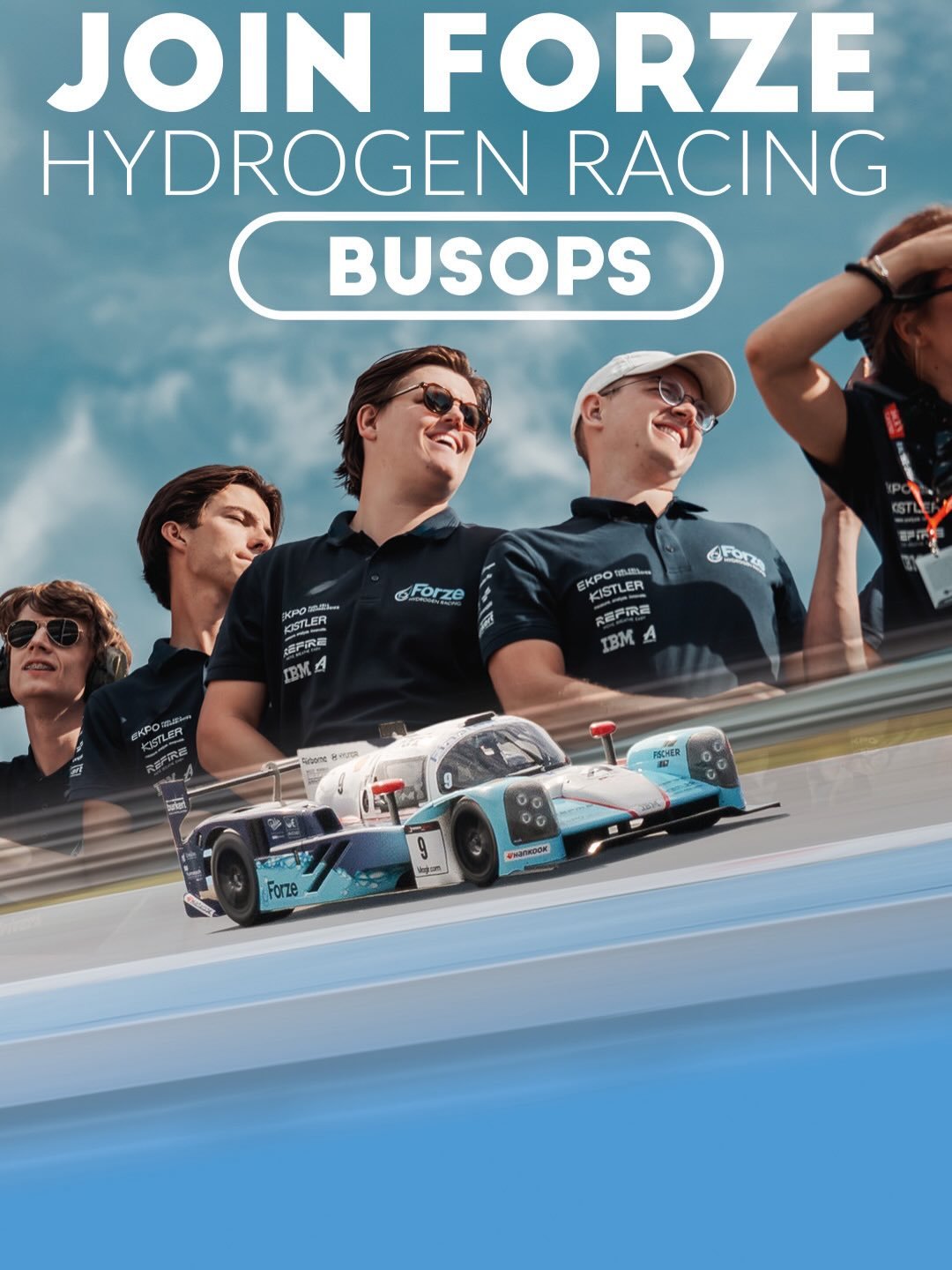 FORZE HYDROGEN RACING IS RECRUITING FULL TIMERS! BUSINESS &amp; OPERATIONS POSITIONS!
Are you passionate about innovation, sustainability, and motorsport?
Do you want to gain hands on experience working on a hydrogen powered race car while being part