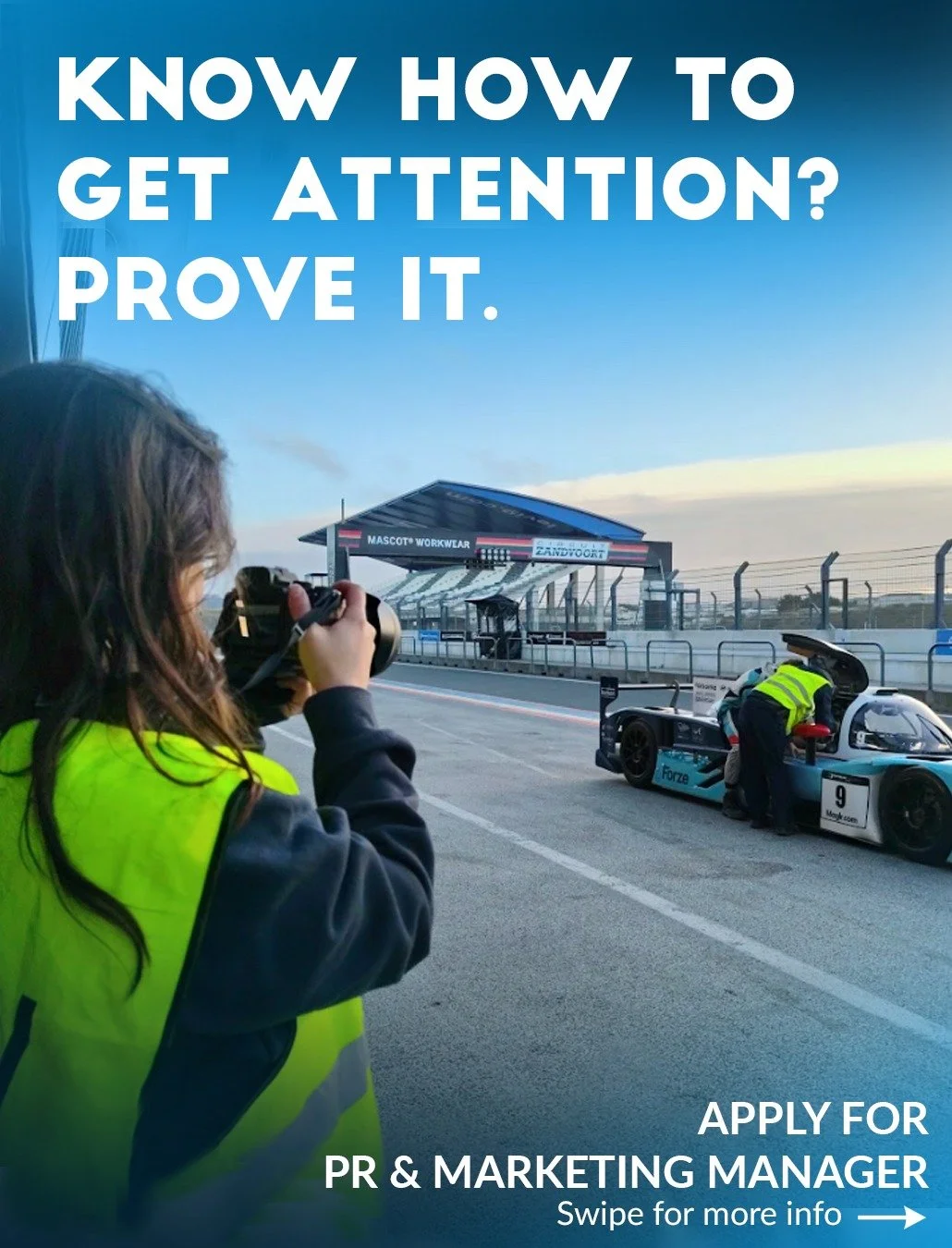 Want to contribute to the business side of a hydrogen-powered race car?

Forze Hydrogen Racing is looking for ambitious students to join our Business &amp; Operations department part-time for the coming year! 
We are currently recruiting for the foll