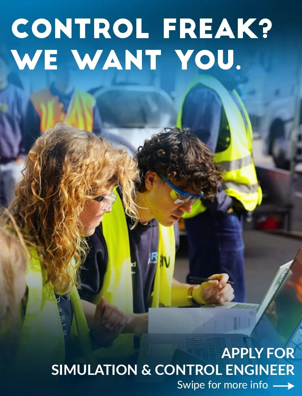 Want to contribute your engineering knowledge to a hydrogen-powered race car?

Forze Hydrogen Racing is looking for ambitious students to join our Simulation &amp; Control Department as a Simulation &amp; Control Engineer for the coming year!

As a S