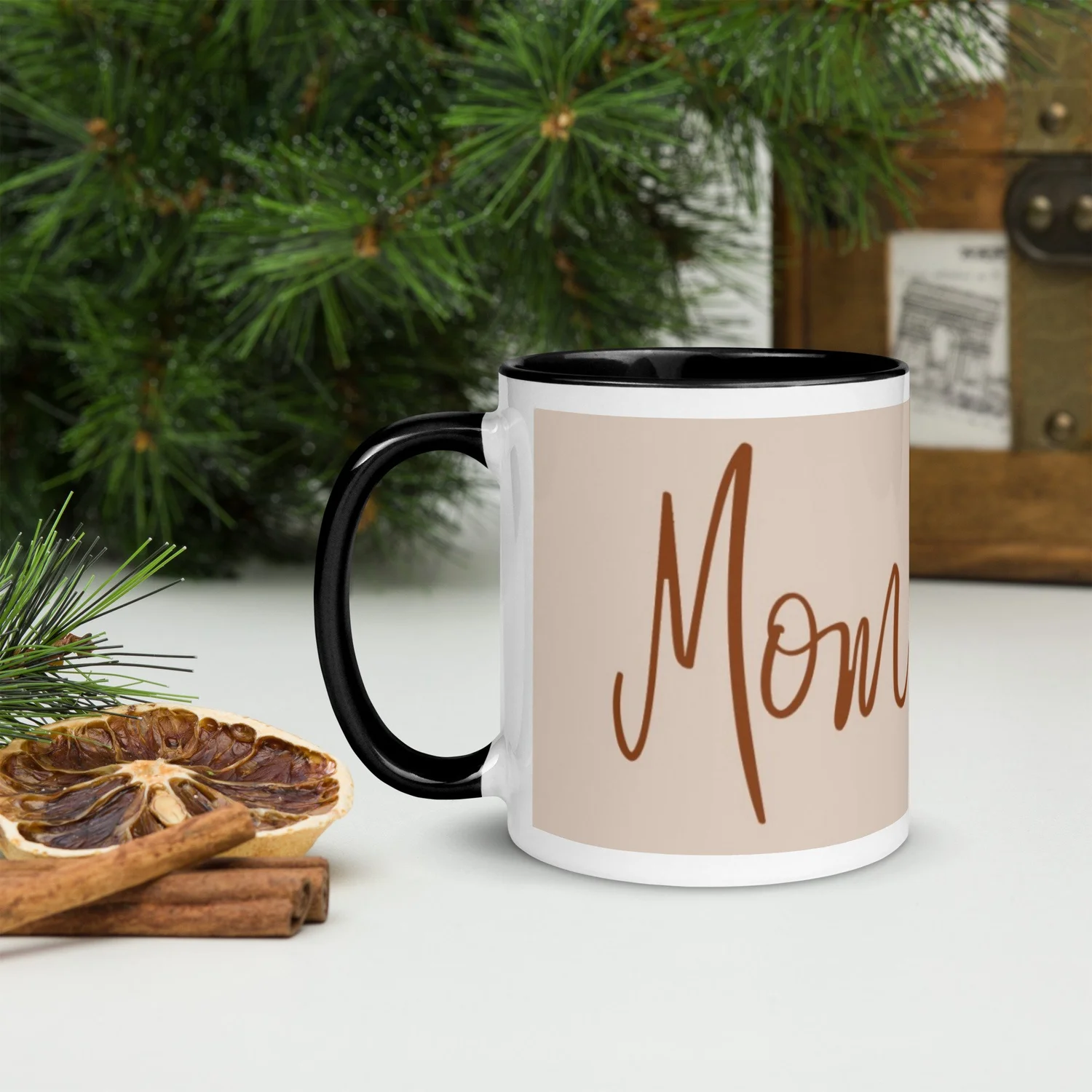 amanda coffee mug Paw Print Ocean Shoreline Mug