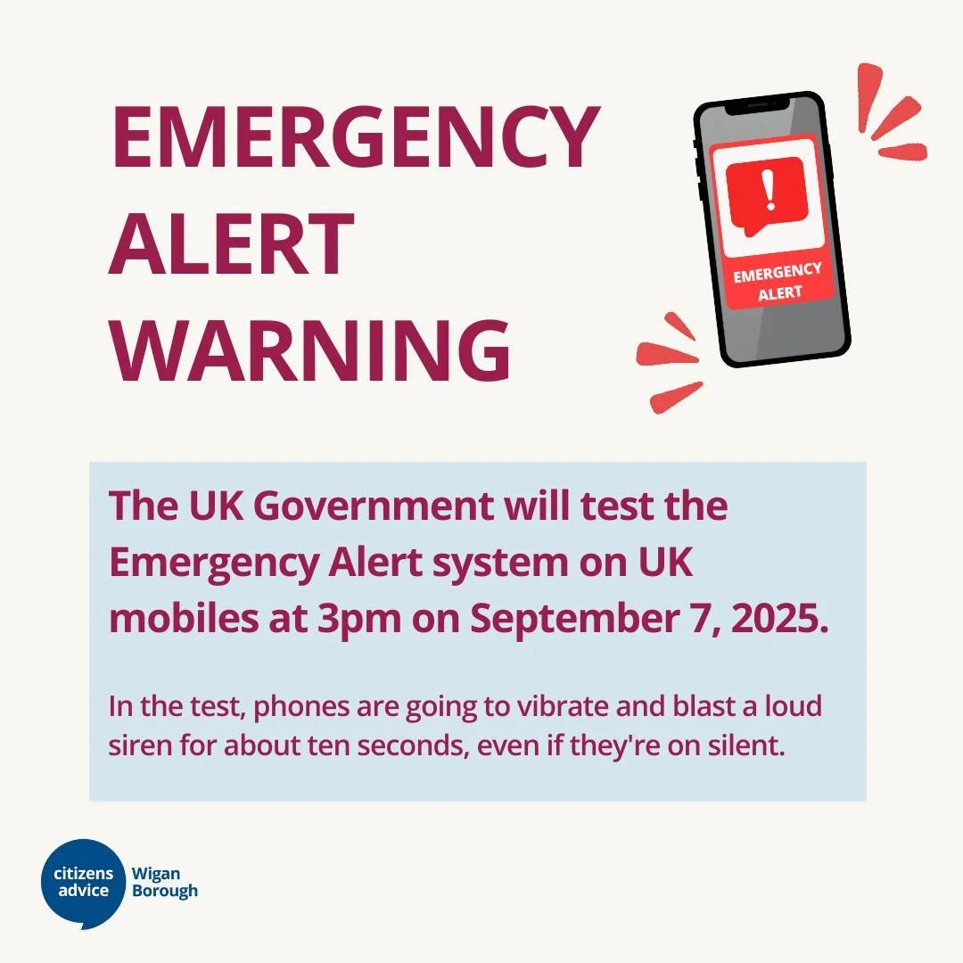 Emergency Alert Warning! 

There is an emergency alert test at 3pm on Sunday. This is a TEST  and you DO NOT need to take any action. 

Find out more :https://www.gov.uk/government/news/uks-emergency-alert-system