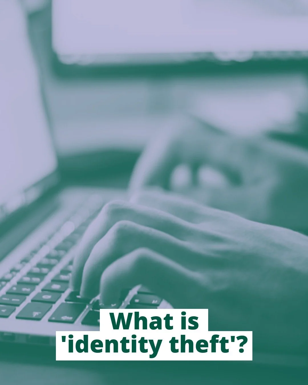 🛑 &lsquo;Identity theft&rsquo; is when someone uses your name to open new bank accounts, get credit or buy services. 

This might have happened to you if you start getting bills or letters that you don&rsquo;t know about.

Check our online advice on