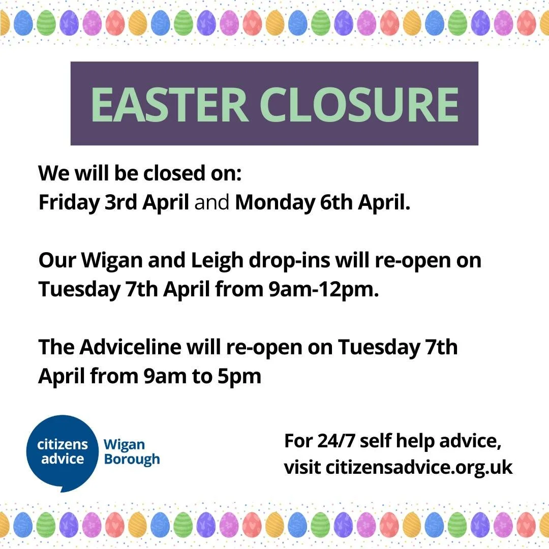 Please note we are closed for the Easter Bank holiday on Friday 3rd April and Monday 6th April.

We will open again as normal on Tuesday 7th April.