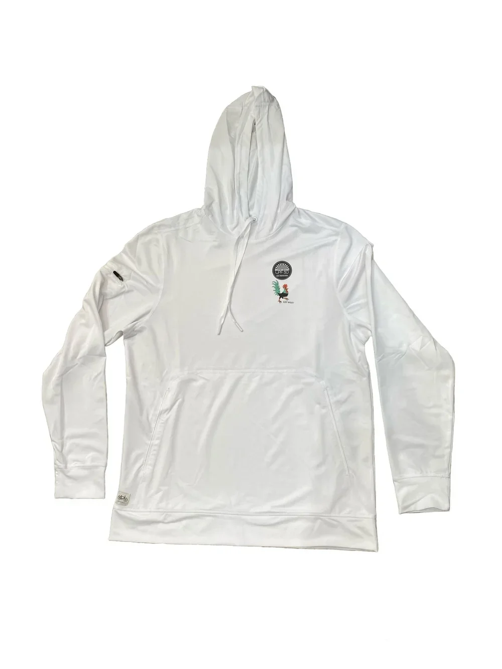 Men’s Rest Easy Hooded Sun Shirt / White