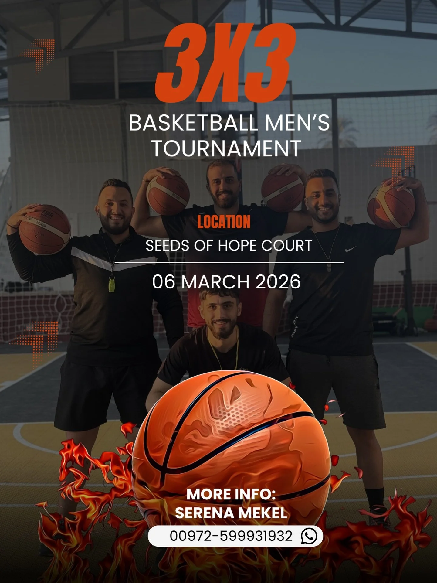 🌟 بطولة كرة السلة التنشيطية 2026 

يسرنا دعوتكم للمشاركة في البطولة التنشيطية التي ستجمع الحماس، التحدي، والمنافسة الشريفة والأجواء العائلية بين الفرق المشاركة!
المكان: ملعب مدرسة بذور الأمل
آخر موعد للتسجيل: السبت 28/02/2025
رسوم الاشتراك: 50 شيكل 